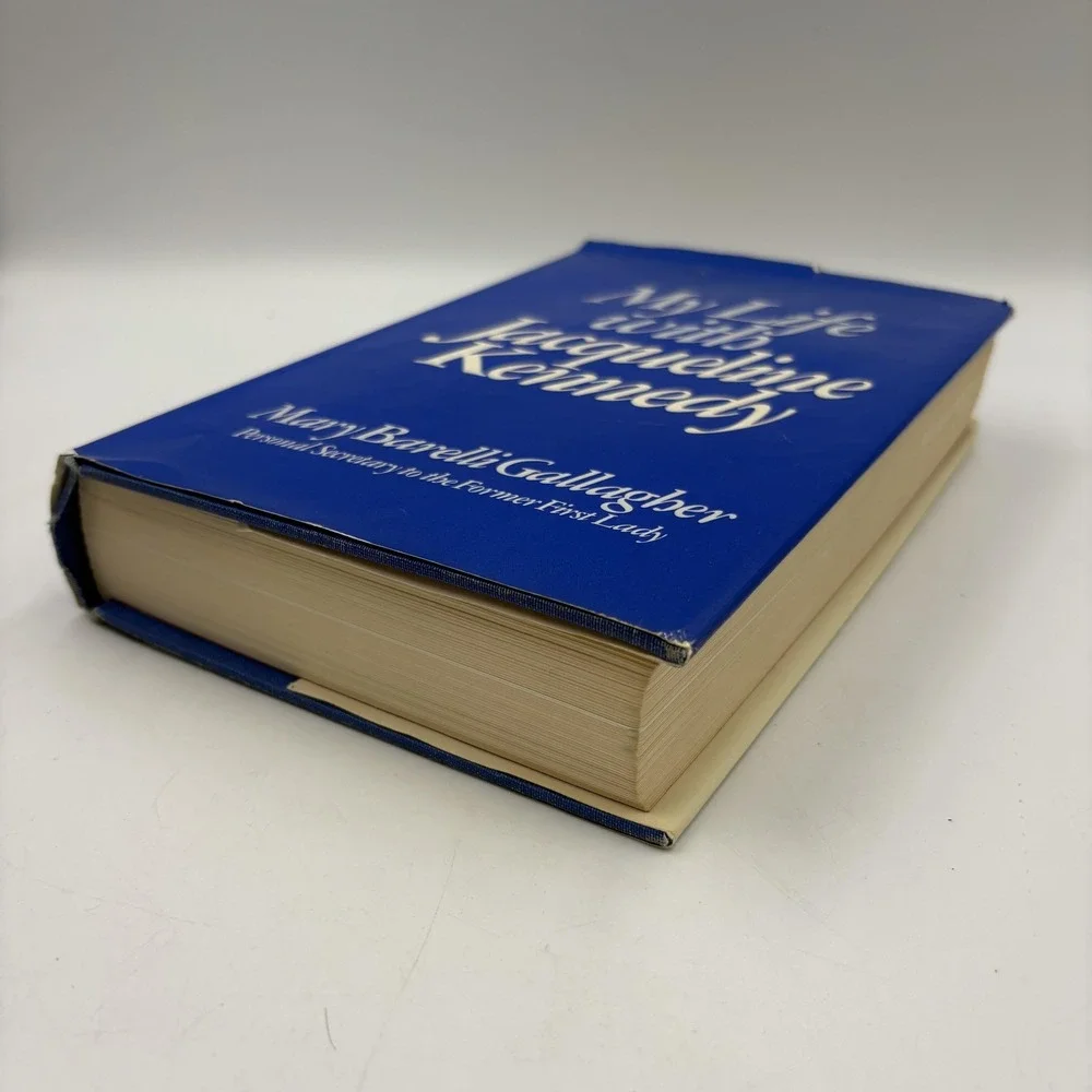 Vintage 1969 My‎ Life With Jacqueline Kennedy Mary Gallagher Blue HC JFK McKay